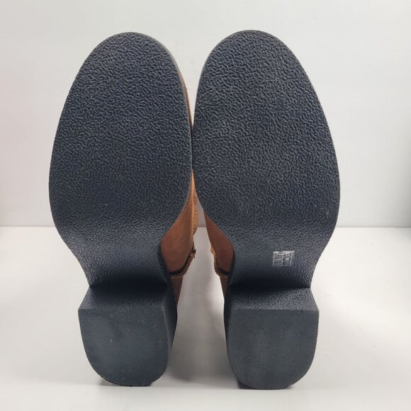 Coach Women's Brown Turnlock Shearling Boots G1011 US Size 8.5B - Picture 11 of 12